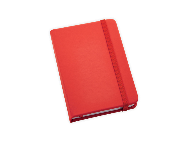 BECKETT poznámkový zápisník, 160 linkovaných stran, Červená