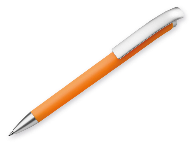 BENDER plastové kuličkové pero, modrá náplň, Oranžová