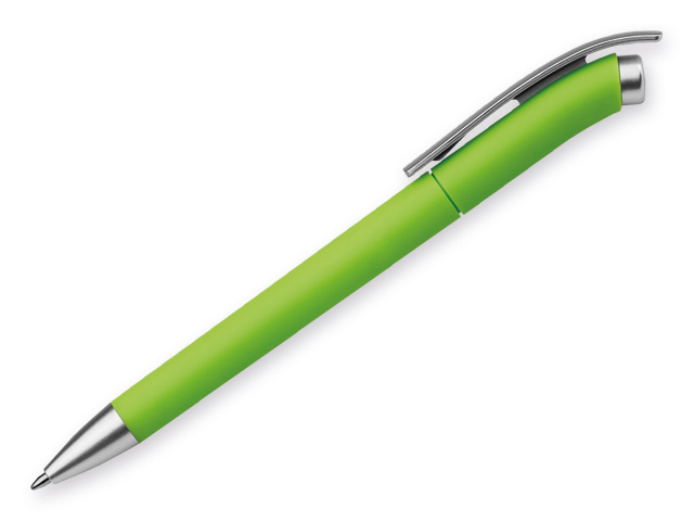 BENDER plastové kuličkové pero, modrá náplň, Světle zelená