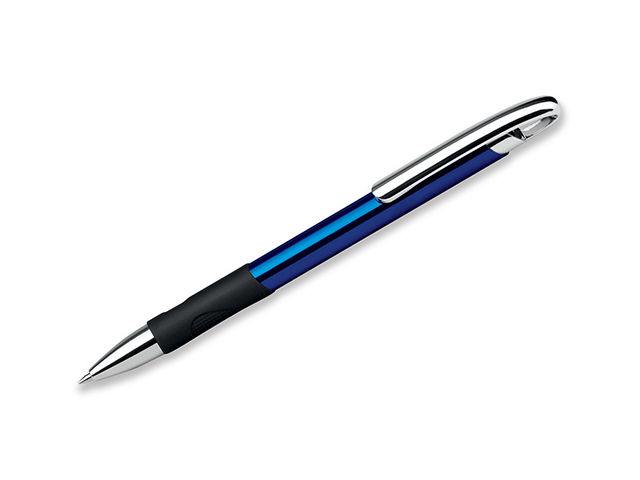 BENDY kovové kuličkové pero, modrá náplň, Modrá