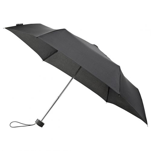 BESIR Skládací ultra lehký deštník s odlehčenou konstrukcí, černá