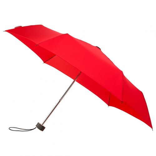 BESIR Skládací ultra lehký deštník s odlehčenou konstrukcí, červená