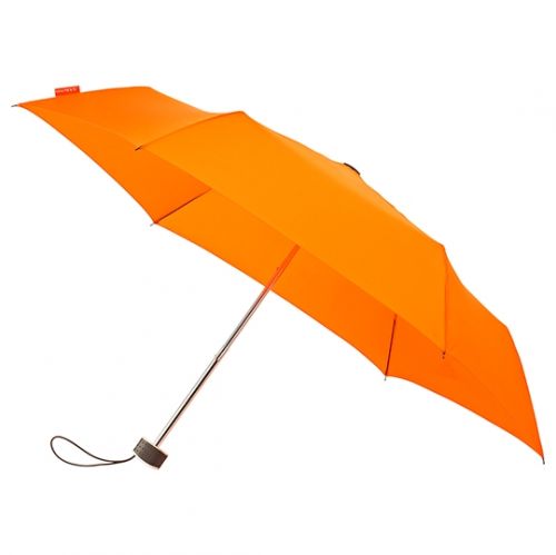 BESIR Skládací ultra lehký deštník s odlehčenou konstrukcí, oranžová