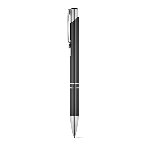 BETA BK. Hliníkové kuličkové pero, stříbrná