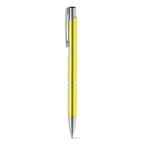 BETA. Hliníkové kuličkové pero, žlutá