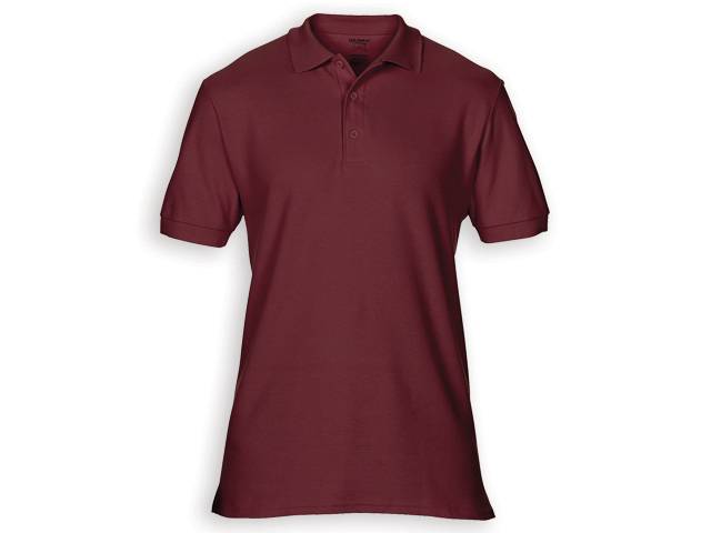 BEVERLY MEN pánská polokošile, 223 g/m2, vel. XXL, GILDAN, Bordó