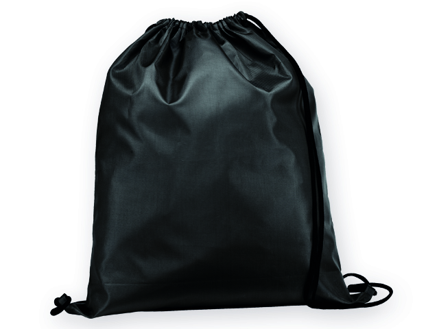 BEXINGTON polyesterový stahovací batoh, 210D, Černá