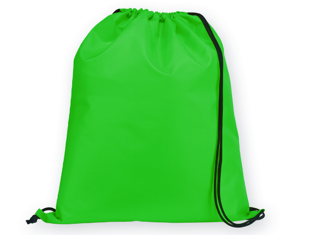 BEXINGTON polyesterový stahovací batoh, 210D, Zelená