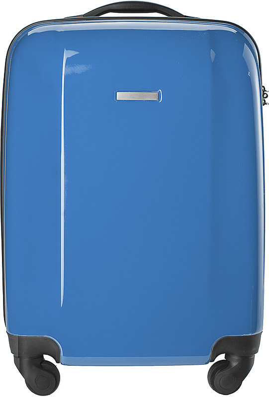 BINKY Pevný kufr na 4 kolečkách a s integrovaným zámkem, modrý