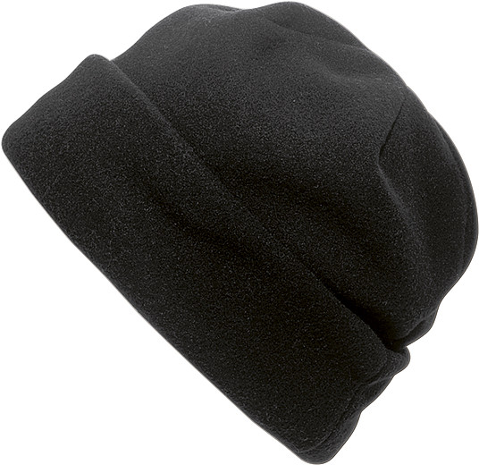 BLANC Zimní fleecová čepice, černá