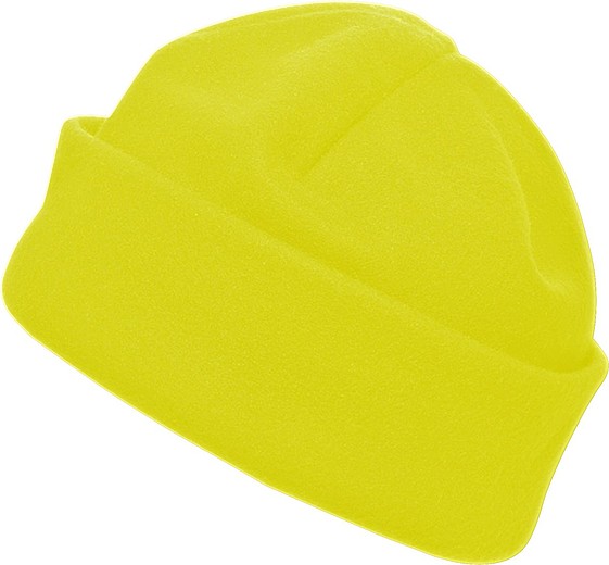 BLANC Zimní fleecová čepice, žlutá