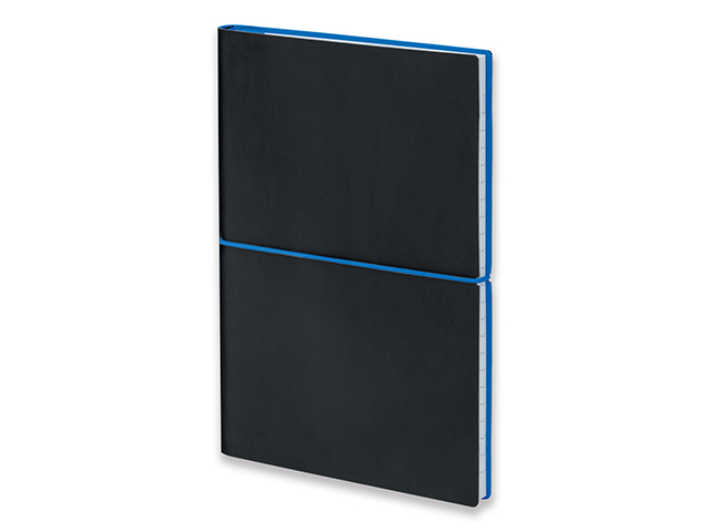 BLOGER poznámkový zápisník s gumičkou 145x210 mm, Královská modrá