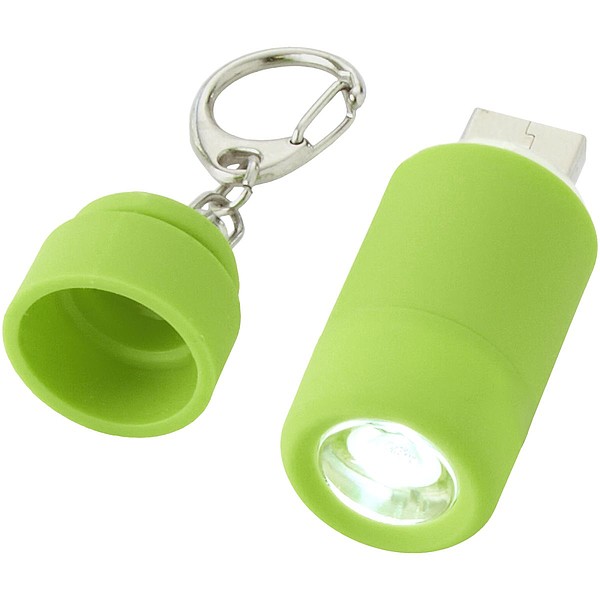 BOHDANA Mini svítilna s nabíjením přes USB port, světle zelená