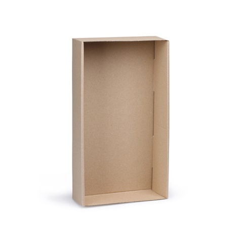 BOX ECONOMY II. Kartonová krabice - M, světlá přírodní