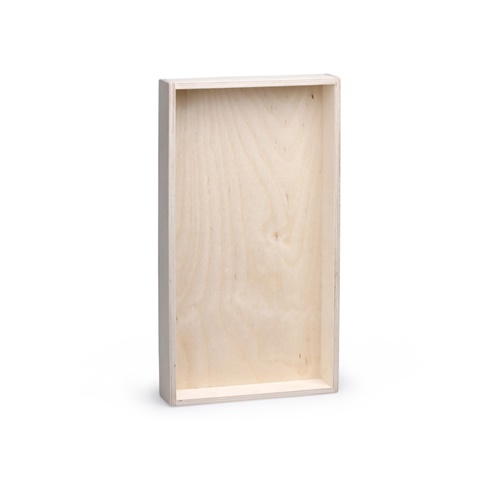 BOX PREMIUM II. Dřevěná krabice - M, světlá přírodní
