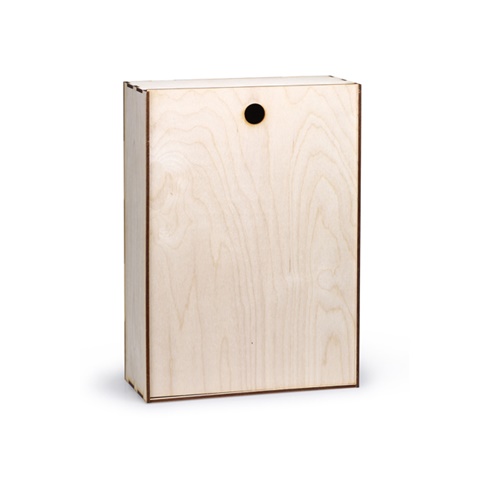 BOX PREMIUM III. Dřevěná krabice - L, světlá přírodní