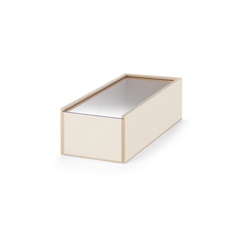 BOXIE CLEAR M. Dřevěná krabice, přírodní