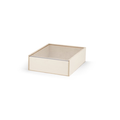 BOXIE CLEAR S. Dřevěná krabice, přírodní