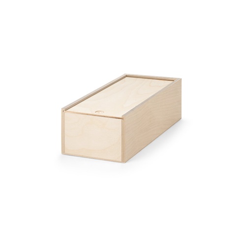 BOXIE WOOD M. Dřevěná krabice, světlá přírodní