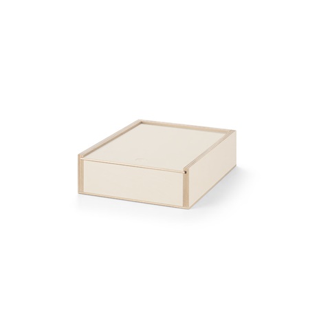 BOXIE WOOD S. Dřevěná krabice, přírodní
