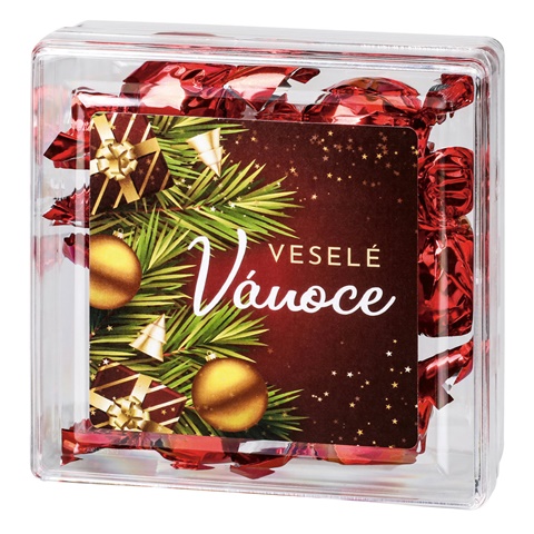 BOXO. pralinky červená, červená