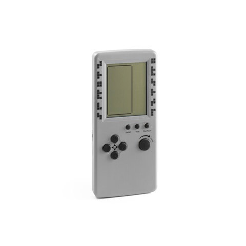 šedá BRANSON. Klasická konzole s 26 hrami v ABS, šedá