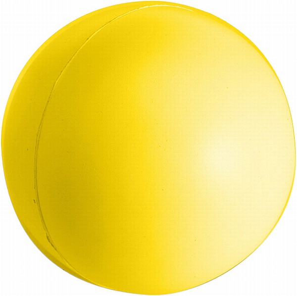 BUBÍK Antistresový míček, žlutý