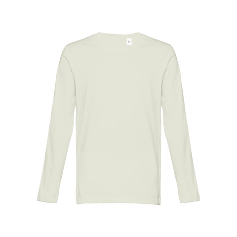 BUCHAREST. Pánské tričko s dlouhým rukávem, pastelově zelená, L