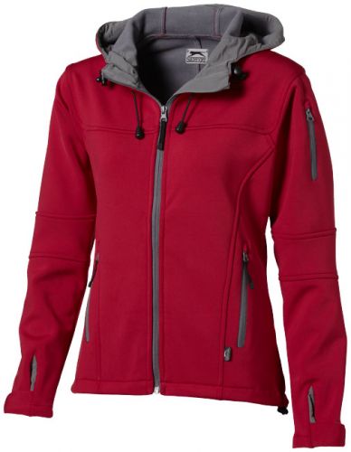 Bunda SLAZENGER LADIES MATCH SOFTSHELL JACKET červená S