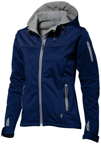 Bunda SLAZENGER LADIES MATCH SOFTSHELL JACKET navy modrá S