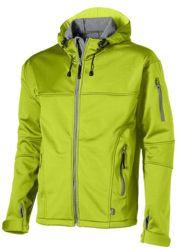 Bunda SLAZENGER MATCH SOFTSHELL JACKET zelená S