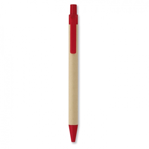 BURGE Biologicky odbouratelné kuličkové pero, červená