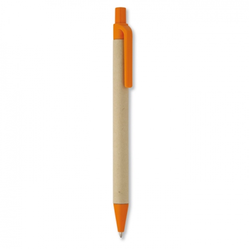 BURGE Biologicky odbouratelné kuličkové pero, oranžová