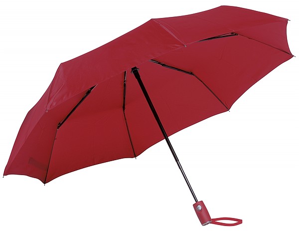 BURIAN Automatický open/close skládací deštník, pr. 101cm, červená