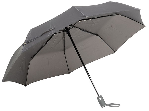 BURIAN Automatický open/close skládací deštník, pr. 101cm, šedá