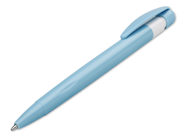 CANDIS plastové kuličkové pero, modrá náplň, Světle modrá