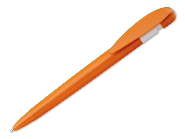 CANDIS plastové kuličkové pero, modrá náplň, Oranžová