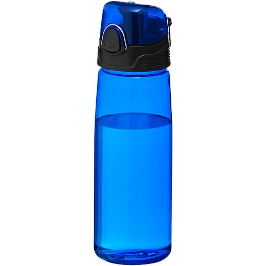 CAPRIA Sportovní tritanová láhev s odklápěcím víčkem, objem 700 ml, modrá