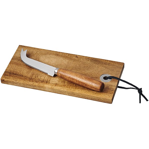 CAPRINO Dřevěné prkénko a nůž na sýr