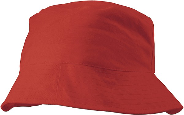 CAPRIO Plážový klobouček, červený