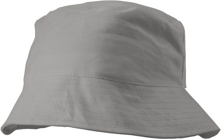 CAPRIO - Plážový klobouček, šedý
