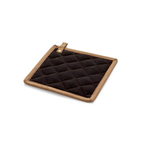 CLOVES. Chňapka z bavlněného plátna (275 g/m²), černá
