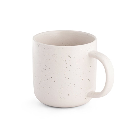 COFFEE CONSTELLATION. Keramický hrnek na kávu 75 ml, pastelově bílá