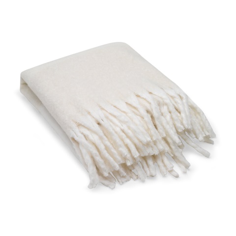COMFY. Deka z recyklovaného polyesteru (100% rPET) (300 g/m²), s mohérovým omakem, béžová