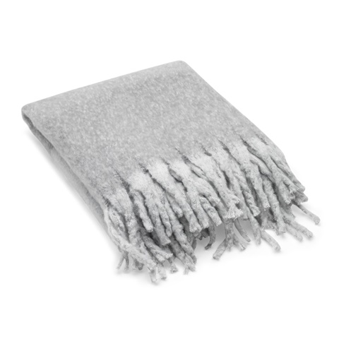 COMFY. Deka z recyklovaného polyesteru (100% rPET) (300 g/m²), s mohérovým omakem, šedá