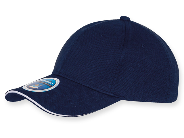 COOL COMFORT baseballová čepice z funkčního materiálu, COFEE, Modrá