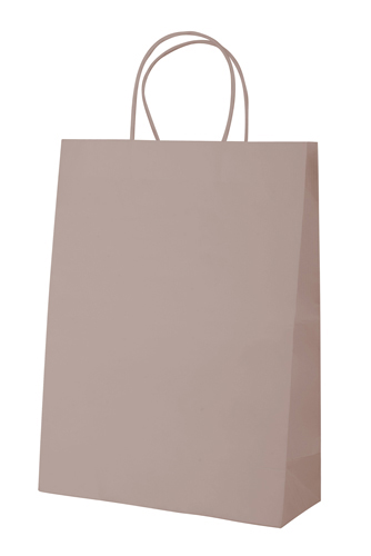 CORADA Papírová taška s kroucenými uchy, 36 x 12 x 41 cm, hnědá