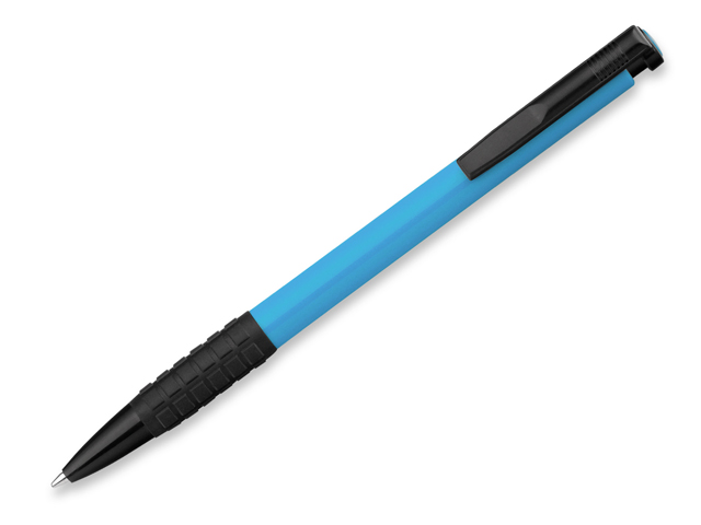 CORIA plastové kuličkové pero, modrá náplň, Světle modrá