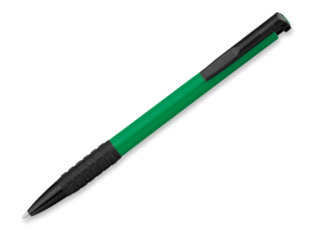 CORIA plastové kuličkové pero, modrá náplň, Zelená