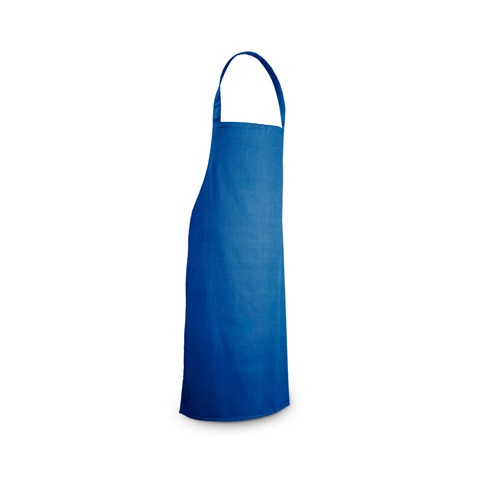 královská modrá CUMIN. Bavlněná keprová zástěra (180 g/m²), královská modrá